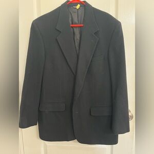 Vintage sport coat camel hair tweed blazer Bill Blass Parisian
